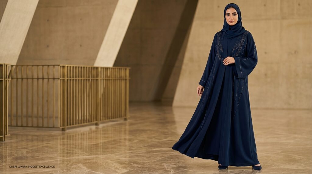 Abayas par Pays Abaya Dubaï prestigieuse coupes impeccables tissus haut de gamme luxe discret